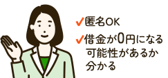 匿名OK｜借金の理由何でもOK｜最短60秒